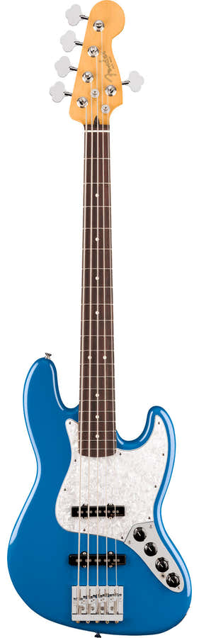 Jazz Bass V Active Player II Modified RW Azul Elétrico