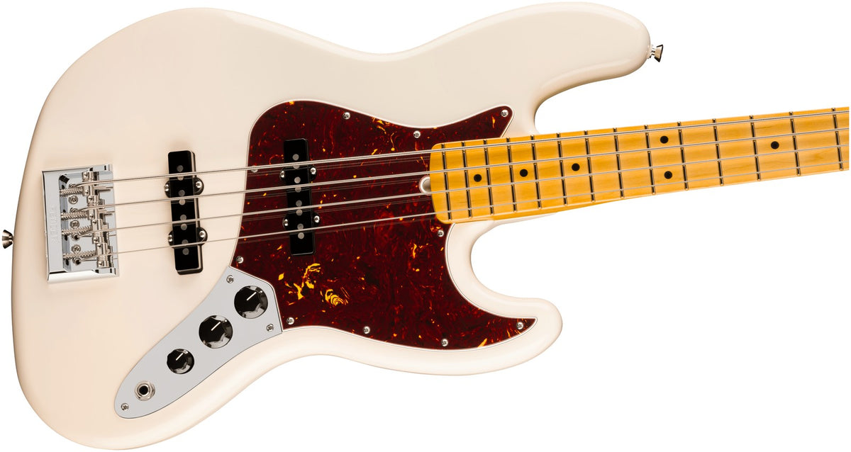 Jazz Bass American Professional, MN Branco olímpico