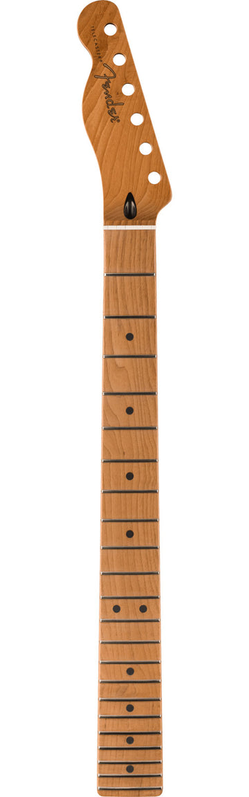 SATIN ROASTED MAPLE TELECASTER LH NECK 22 JUMBO FRETS 12" MAPLE FLAT OVAL SHAPE