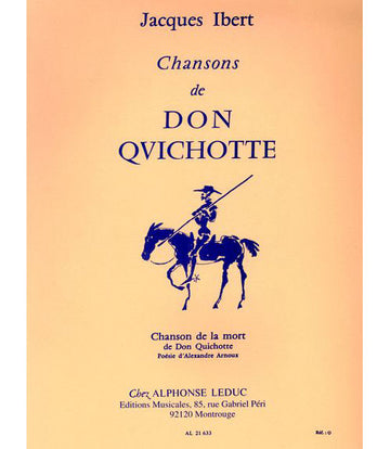 IBERT - CHANSON DU DON QUICHOTTE - N°4 : CHANSON DE LA MORT - CANTO E PIANO