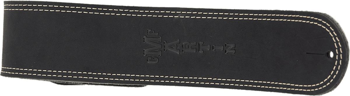 LEATHER STRAP DOUBLEE SUEDE BLACK