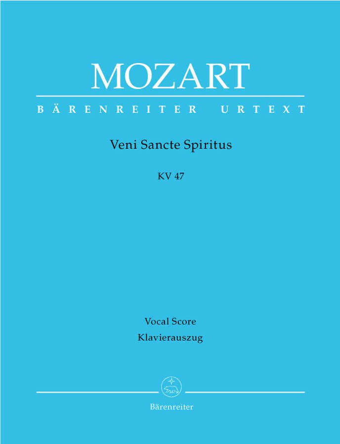 Moz W.A. - Veni Sancti Spiritus Kv 47 - Reduction Ch Piano
