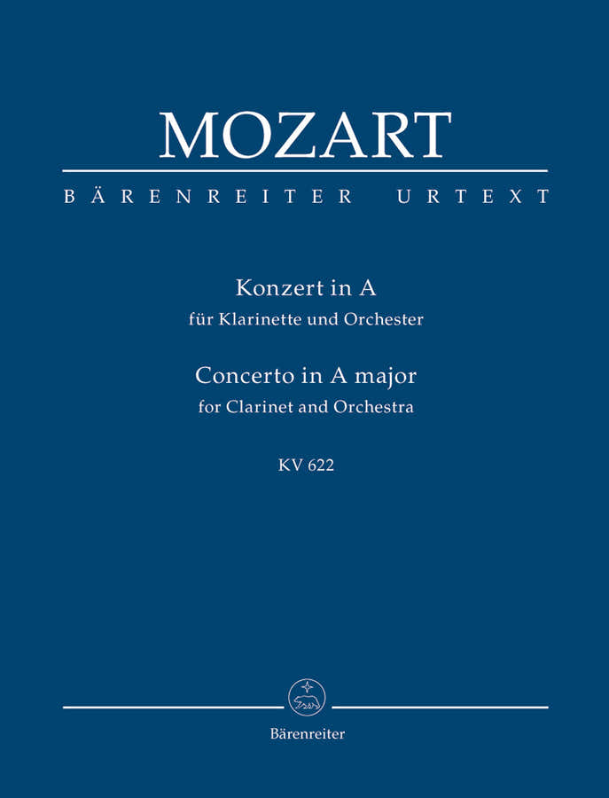 Mozart W.a. - Concerto For Clartinet KV 622 - Score