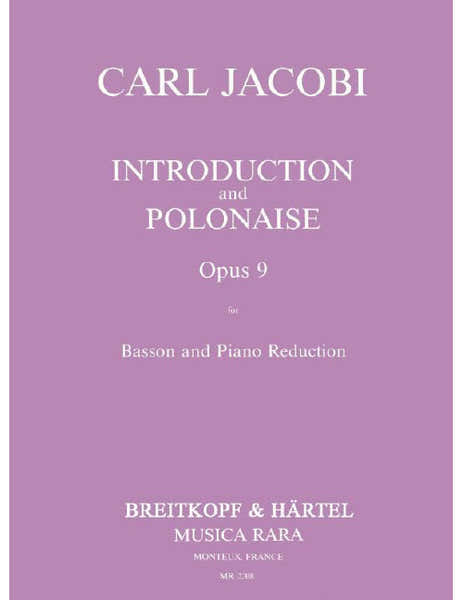 Jacobi - Introduktion Und Polonaise Op. 9 - Bassoon et Piano