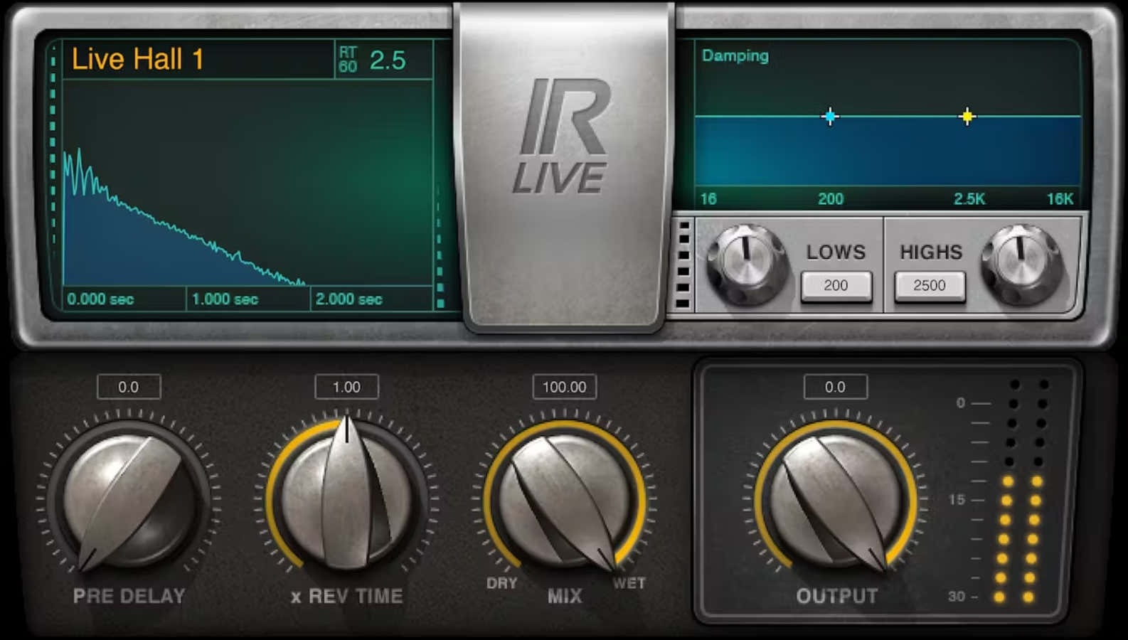 IR-Live Reverberação de convolução