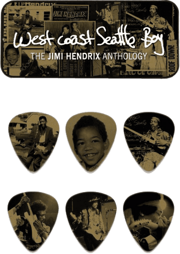6 x Jimi Hendrix West Coast Boy Heavy Lata