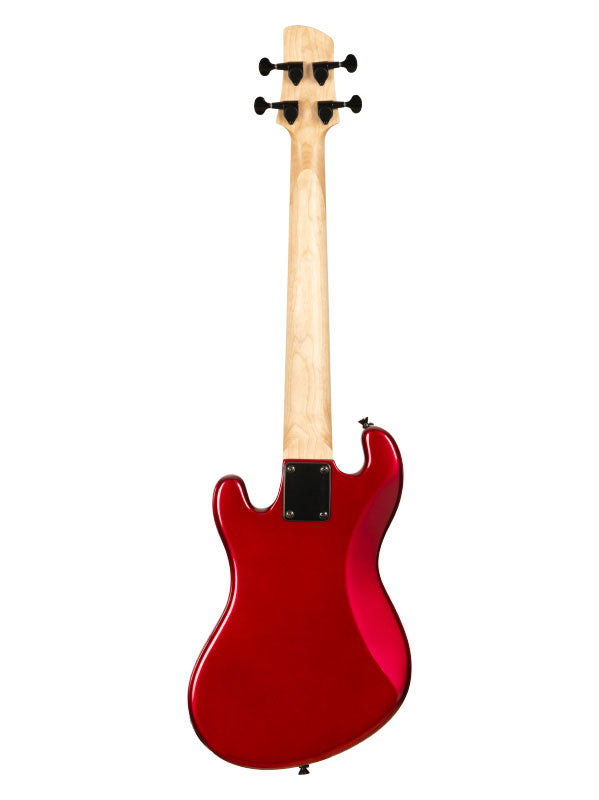 Solid Body U-Bass 4 Cordes With Bag - Metallic Red