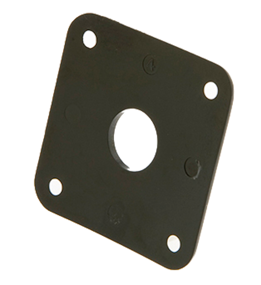 Peças Sobresselentes Placa De Jack De Plástico Preta