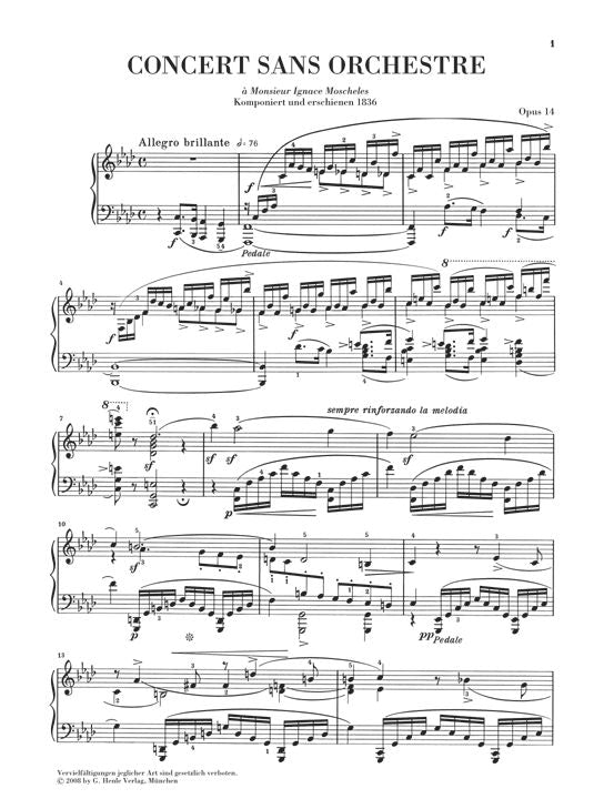 Schumann R. - Piano Sonata F Minor Op. 14 (Concerto Without Orchestra) Early And Late Versions
