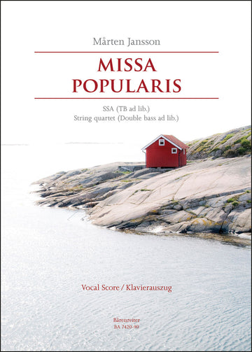 Jansson Marten - Missa Popularis - Vocal Score