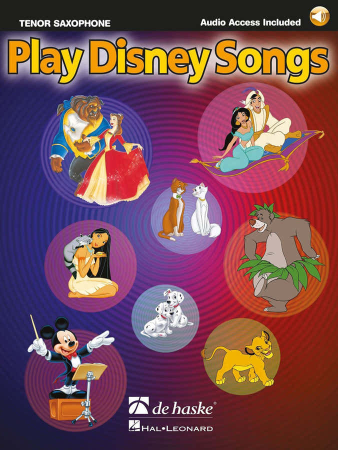 PLAY DISNEY SONGS - SAXOPHONE TENOR + AUDIO EN LIGNE