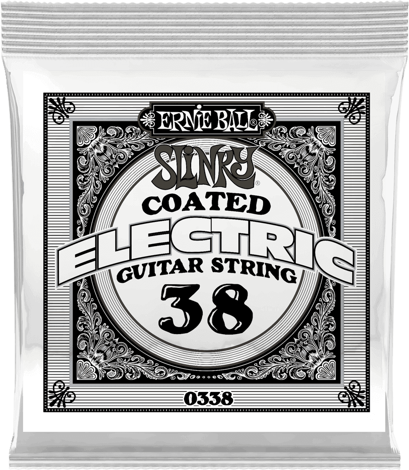 .038 SLINKY COATED NICKEL WOUND ELECTRIC GUITAR STRINGS