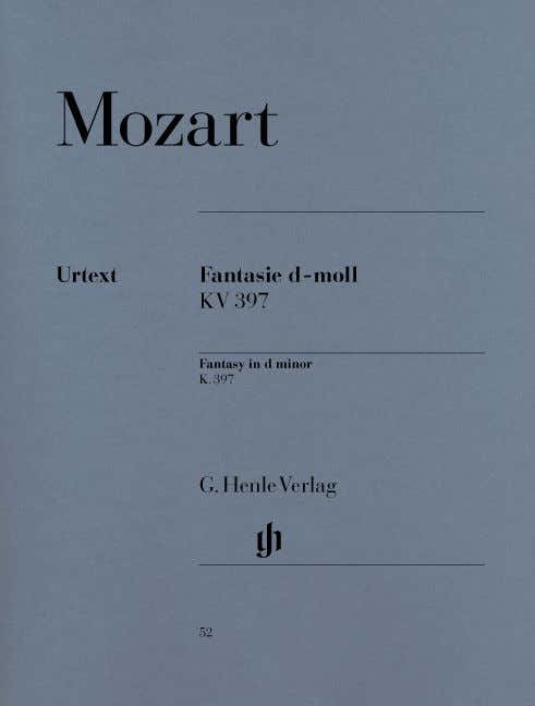 Mozart W.a. - Fantasy D Minor KV 397 (385G)