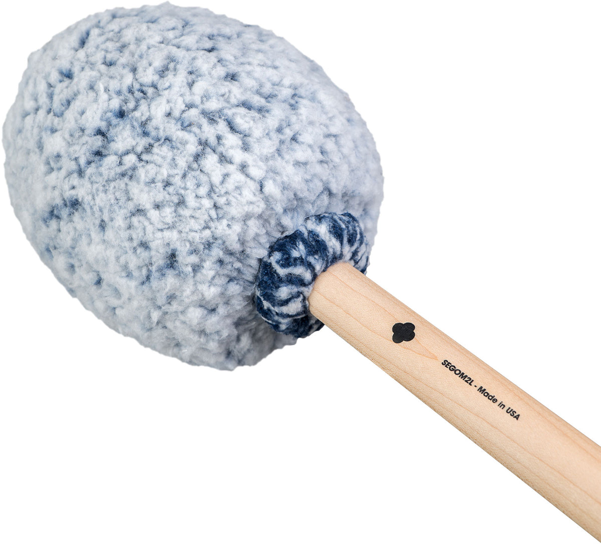 Baqueta de gong Vikrampal Deep Earth - Grande, azul geado