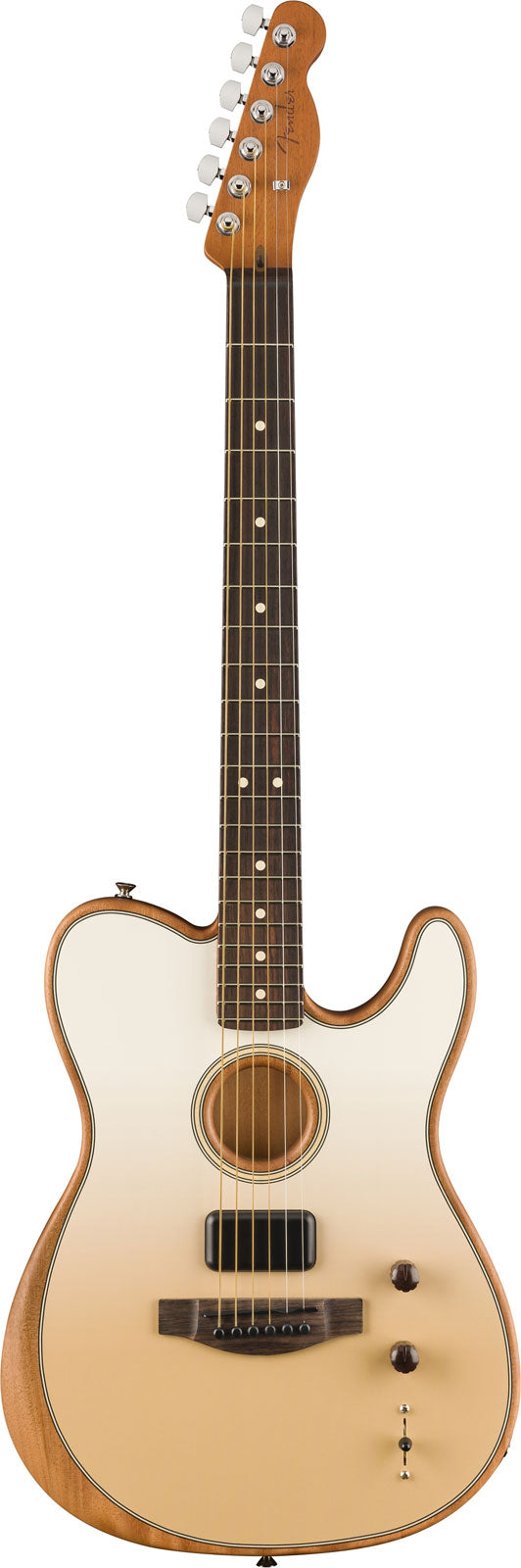 Telecaster Acoustasonic Player Signature Finneas RW Degradé Cappuccino