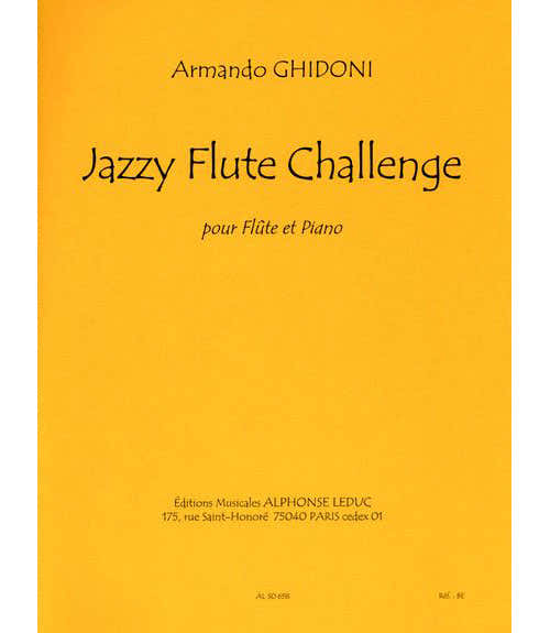 GHIDONI ARMANDO - JAZZY FLUTE CHALLENGE - FLUTE & PIANO
