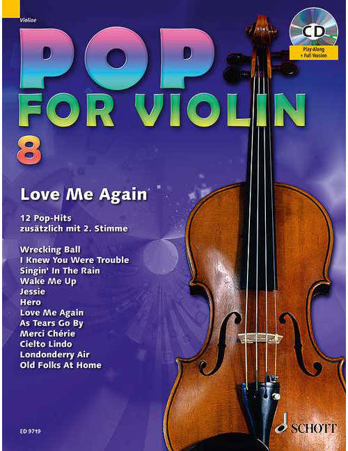 Pop For Violin Vol. 8 - 1-2 Violons