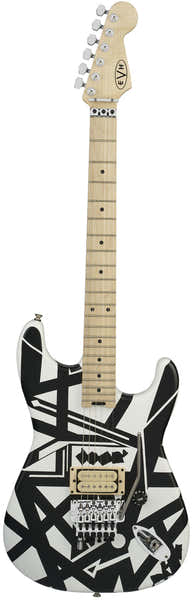 EVH Striped Series Shapes, MN Branco e Preto