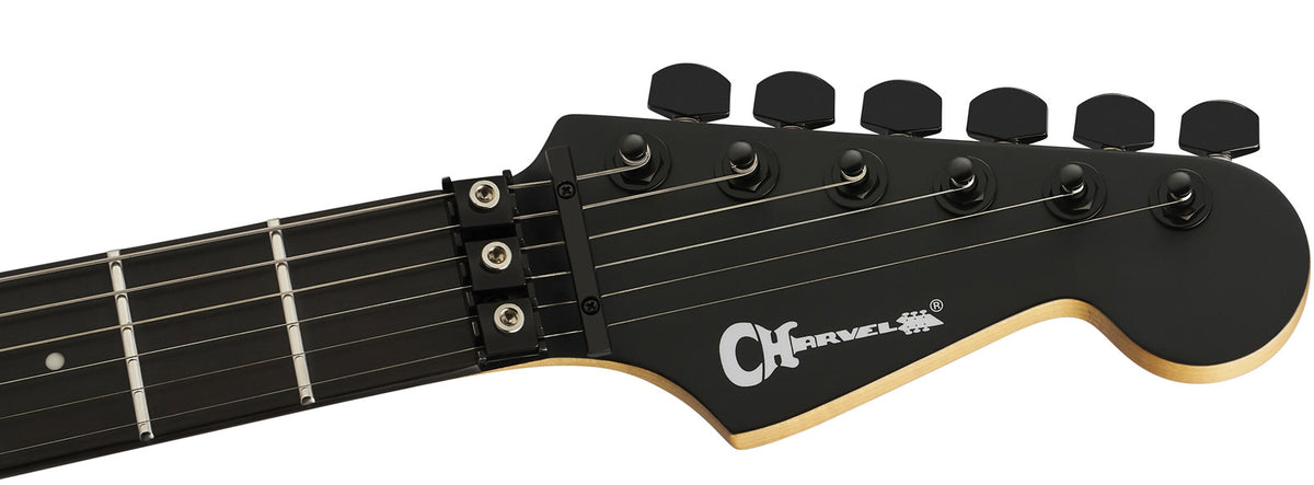 Pro-Mod Plus Dinky DK24 HH FR EB, Ebo Fingerboard - Satin Black