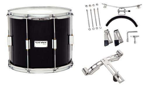 Tambor Tenor 14X10 (sem Esteira) Bétula Preto