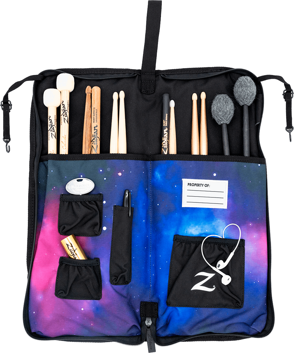 Mochila de Estudante Purple Galaxy