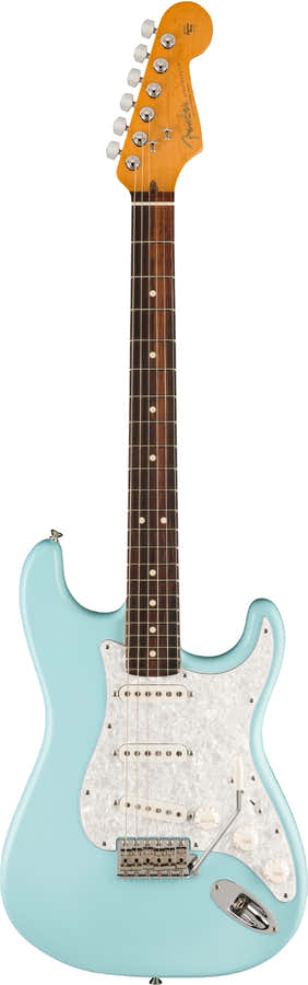 Stratocaster de assinatura Corry Wong RW LTD Azul Daphne