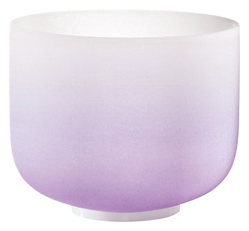 MEINL SONIC ENERGY CRYSTAL SINGING BOWL 8" COLOUR-FROSTED PURPLE NOTE B4 CROWN CHAKRA