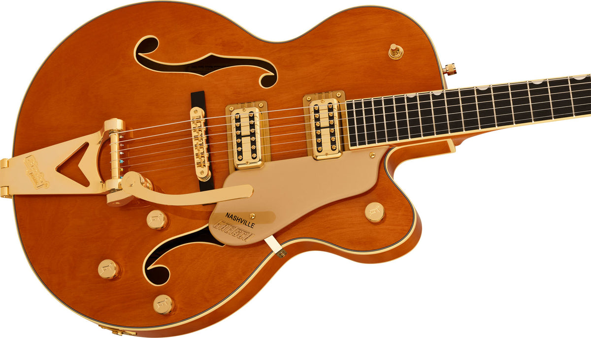 Synchromatic Nashville Hollow Body Single-Cut with Bigsby EBO 50's Orange Stain