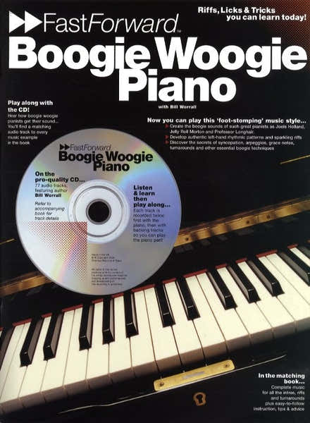 Worrall Bill - Fast Forward - Boogie Woogie + CD - Piano