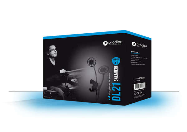 Prodipe DL21 Salmieri Drums - Pack de 4 microfones