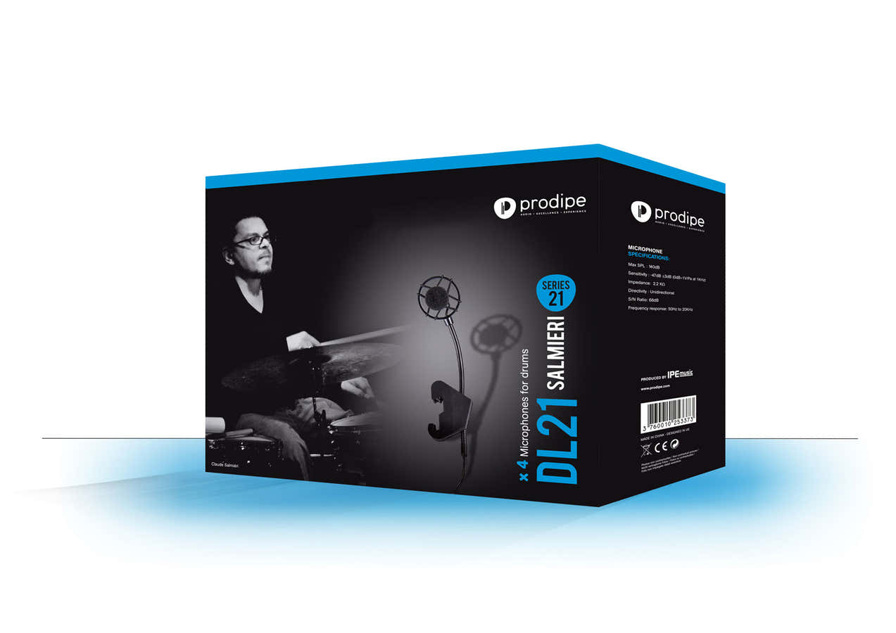 DL21 Salmieri Drums - Pack de 4 microfones