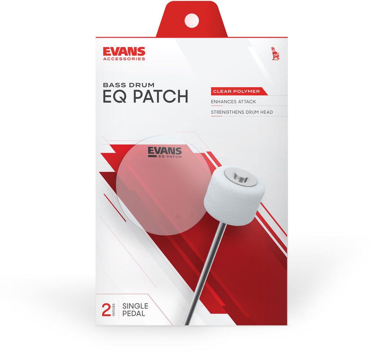 EQPC1 - Patch Para Pedal Simples EQ Plástico Translúcido