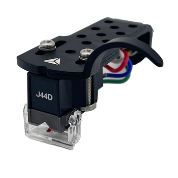 J44D IMPROVED DJ KIT WITH BLACK HEADSHELL SCREWS AND WIRES