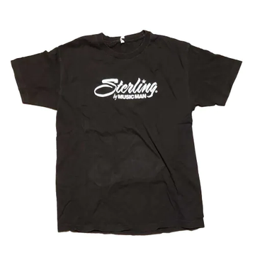 T-Shirt Sterling Logo01 Man Black Size Xxl