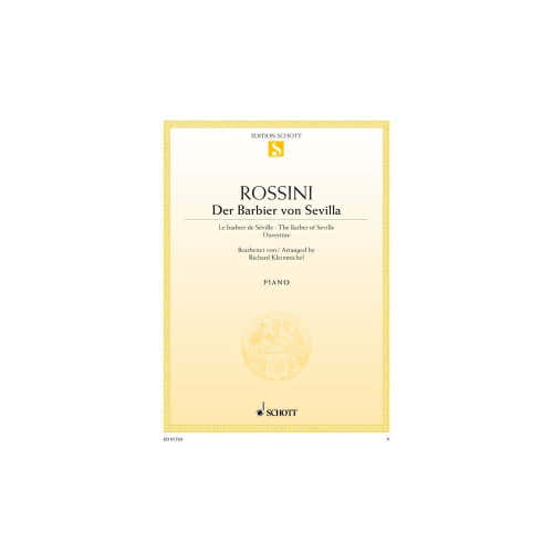 ROSSINI G. - LE BARBIER DE SEVILLE - OUVERTURE - PIANO