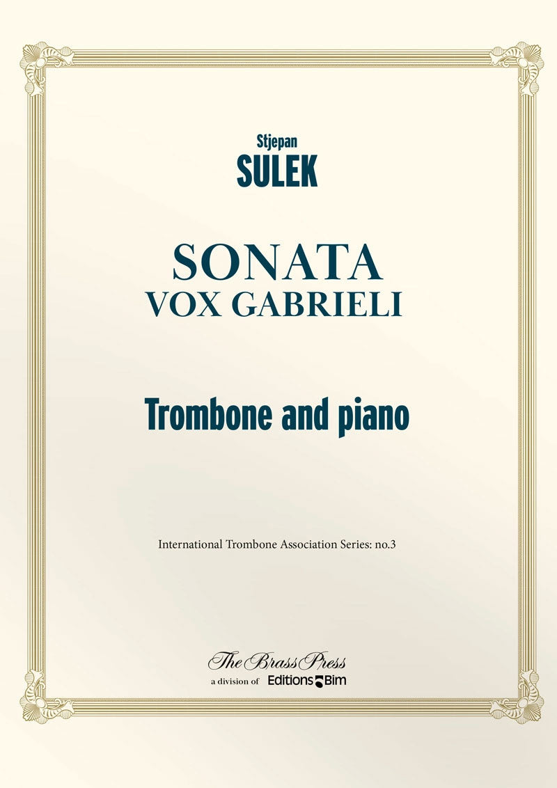 BIM Sulek S. - Sonata - Trombone & Piano
