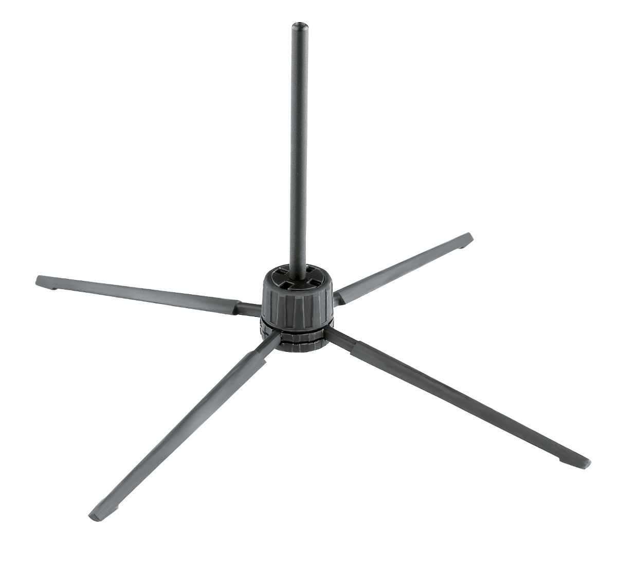 K&M Suporte Preto Para Flauta Piccolo/Flauta De Bisel
