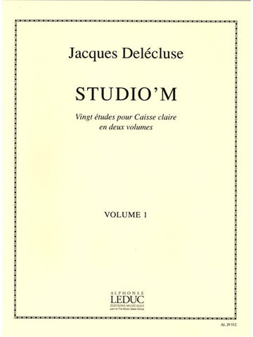 Delecluse Jacques - Studio'm Vol.1 - 20 Etudes Pour Caisse Claire