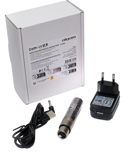 Algam Lighting DMX-WRB Recetor DMX sem fios a bateria
