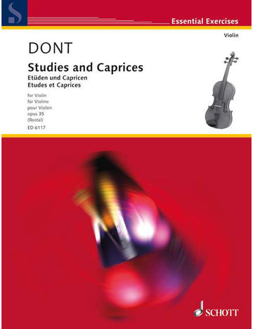 DONT JACOB - STUDIES AND CAPRICES OP. 35 - VIOLIN