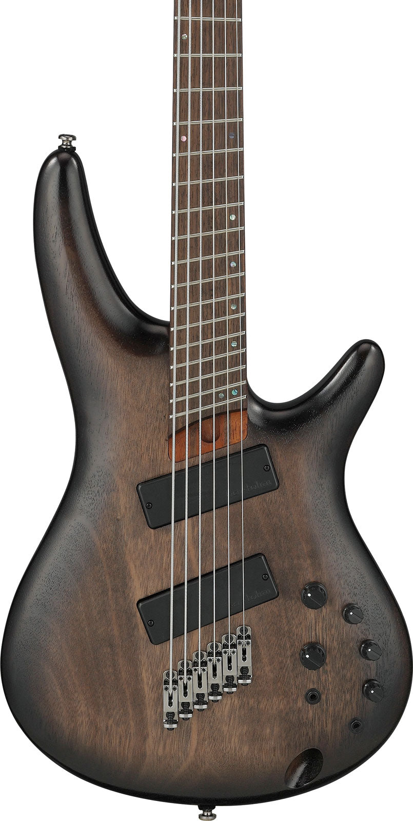 SRC6MS-BLL Burst preto tingido Bass Workshop