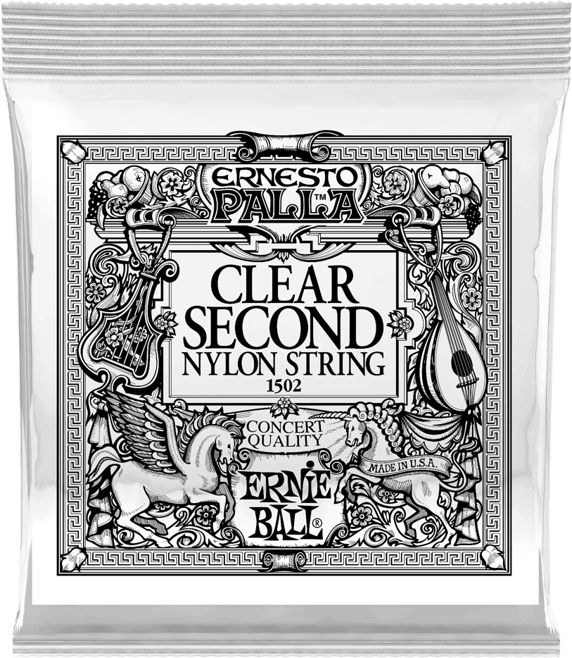 CLEAR 2ND ERNESTO PALLA NYLON CLASSICAL GUITAR STRINGS