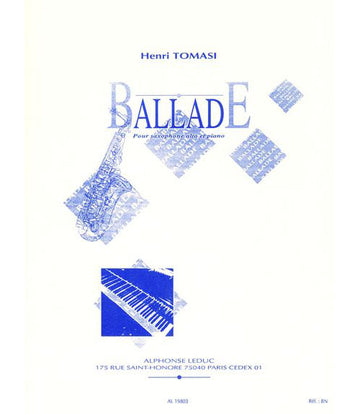 Tomasi Henri - Balada - Saxofone e Piano