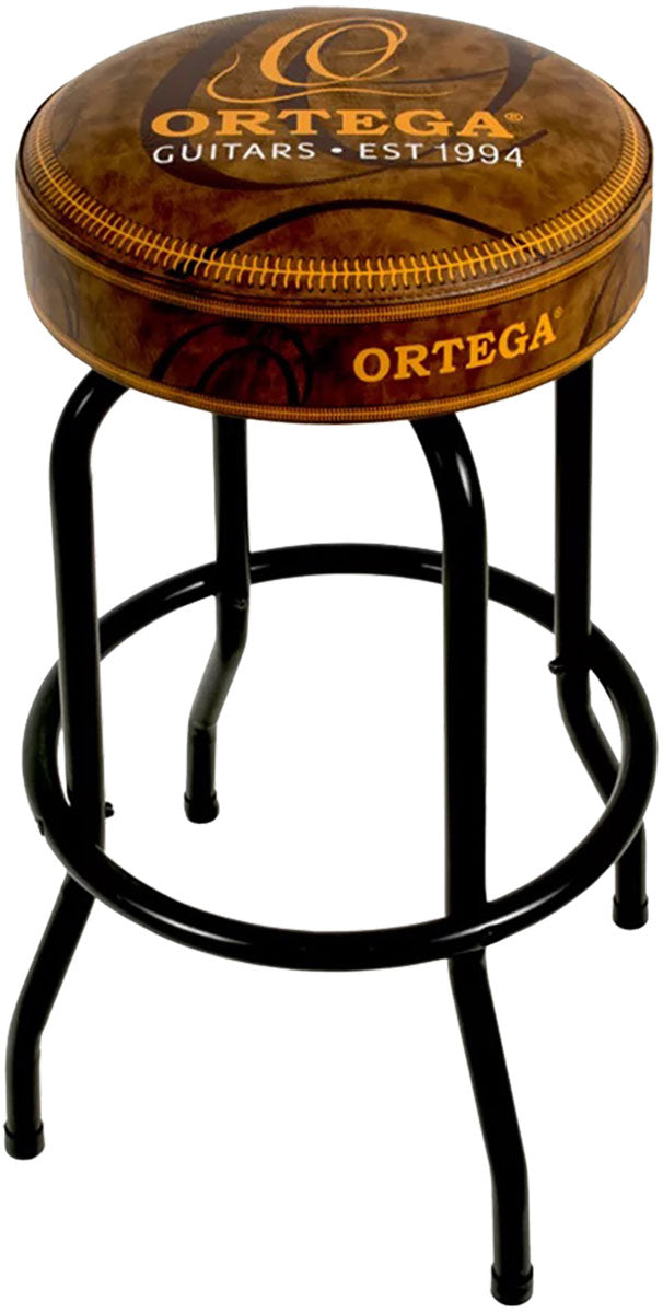 Ortega Banco 30" Preto e Castanho