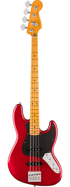 Jazz Bass American Ultra II MN Vermelho sinistro