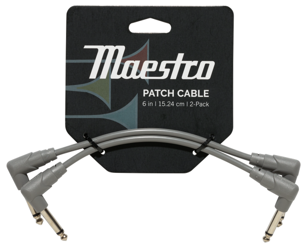 Vintage Original Cabos Patch para Instrumento (pack de 2) 6-inch