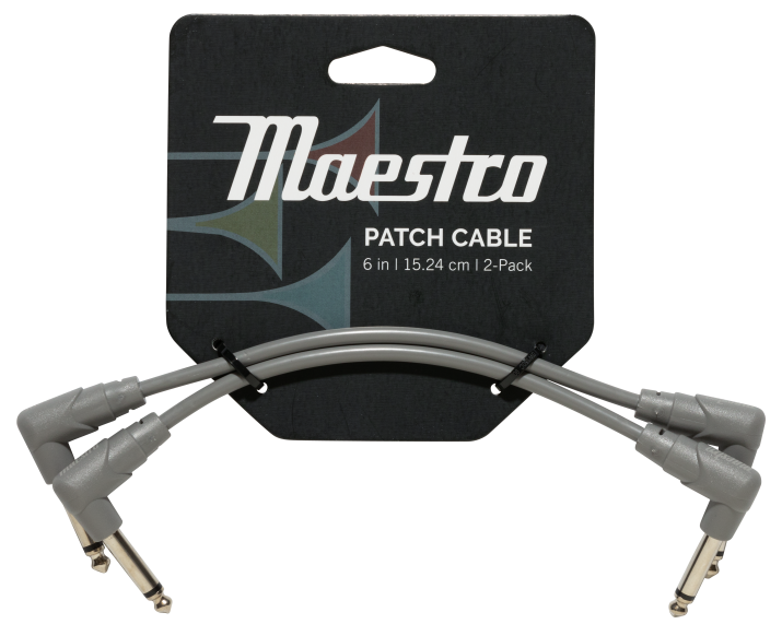Vintage Original Cabos Patch para Instrumento (pack de 2) 6-inch