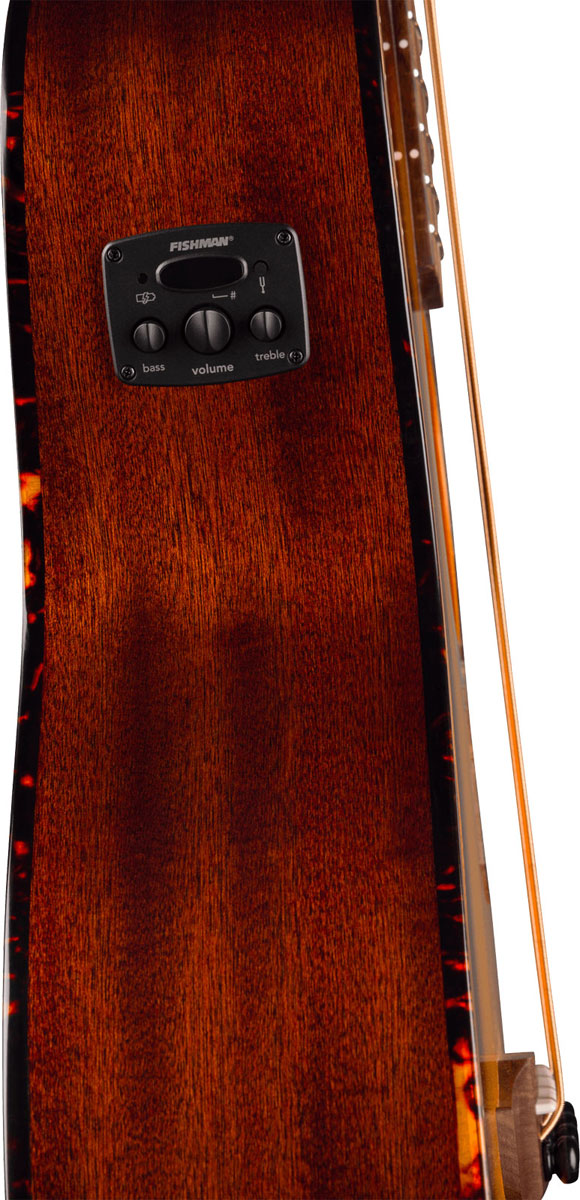 California Deluxe Kingman Bass CE WN Honey Sunburst
