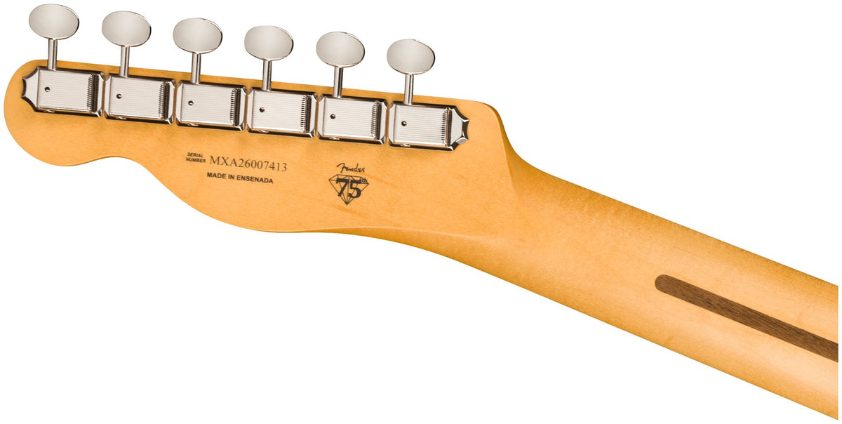 Telecaster 75 Anni Player II Barítono, RW Sunburst de 3 Cores