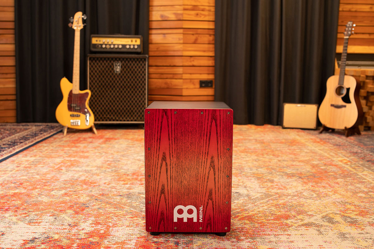PERCUSSION HEADLINER SERIES SNARE CAJON TANGO RED FADE